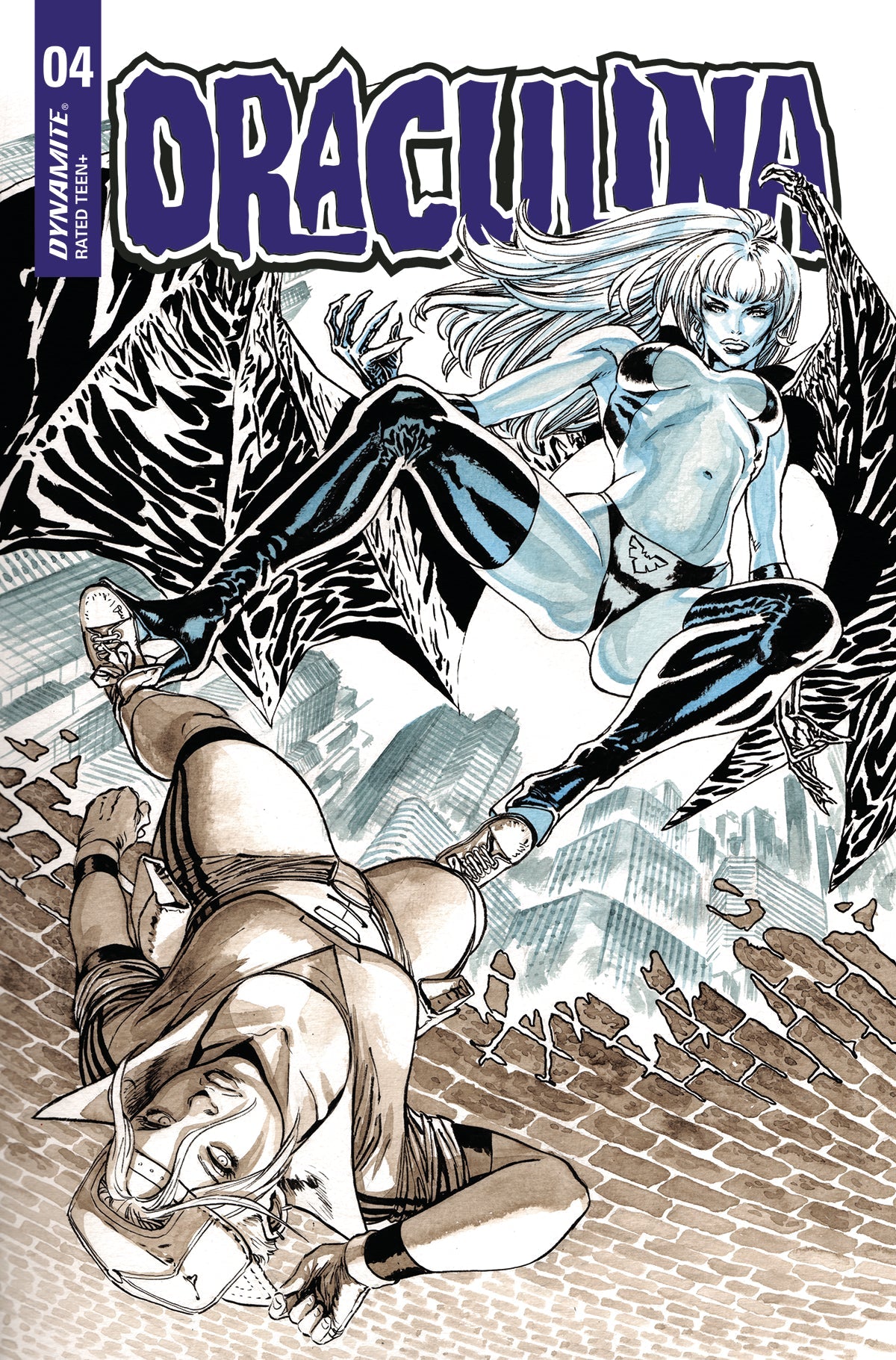 Draculina #4 G 1:20 March B&W Variant GGA (06/29/2022) Dynamite