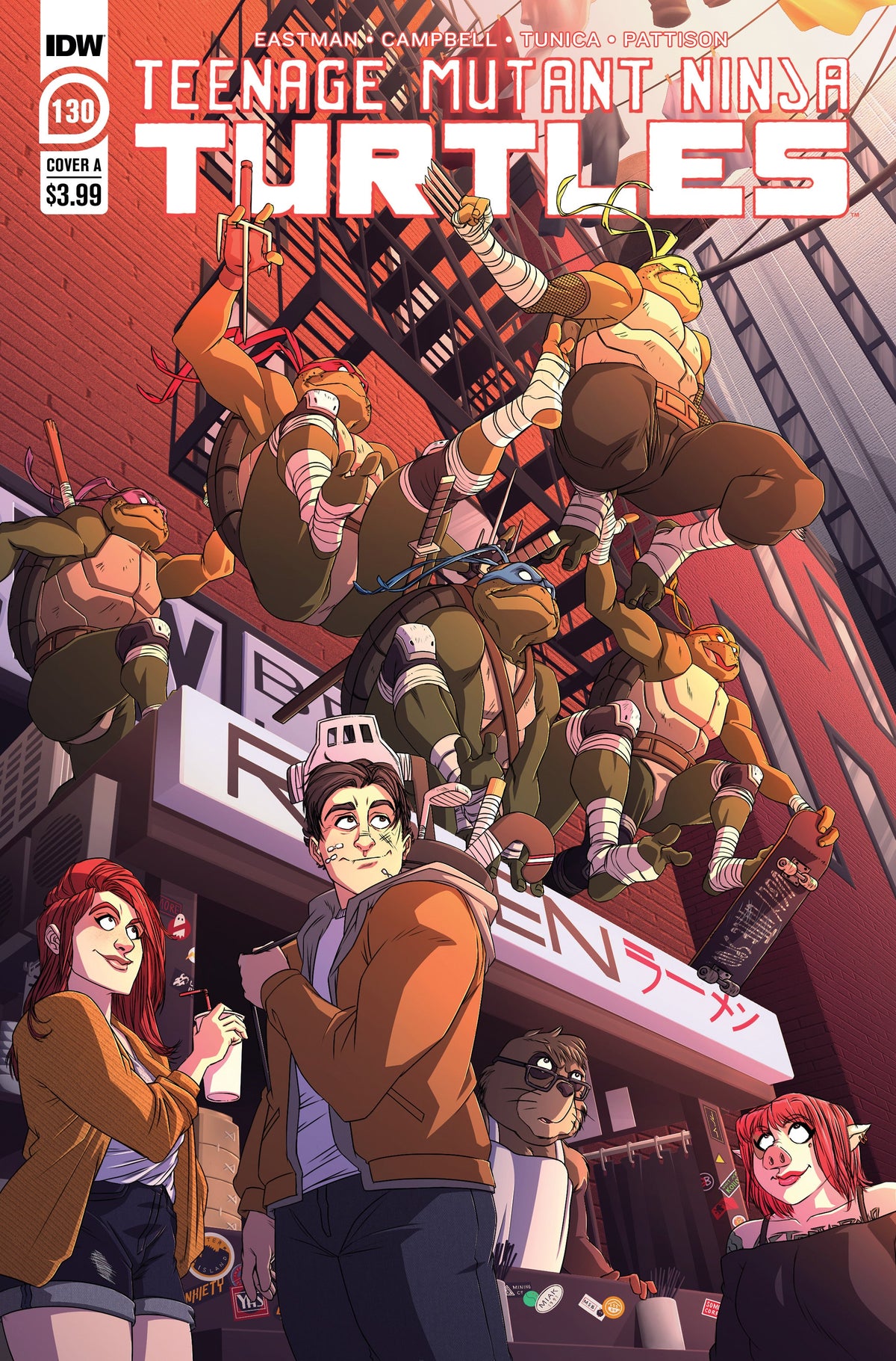 Tmnt Ongoing #130 A John Yurcaba Teenage Mutant Ninja Turtles (C: 1-0-0) (06/29/2022) Idw