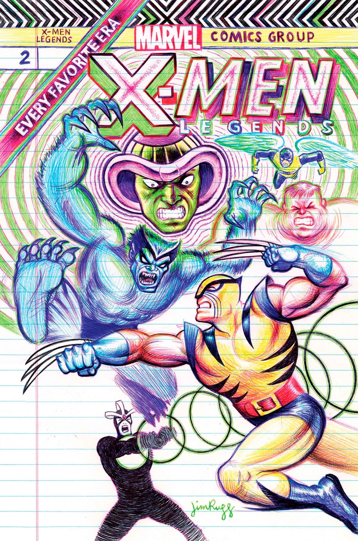 X-Men Legends #2 B Jim Rugg Variant (09/21/2022) Marvel