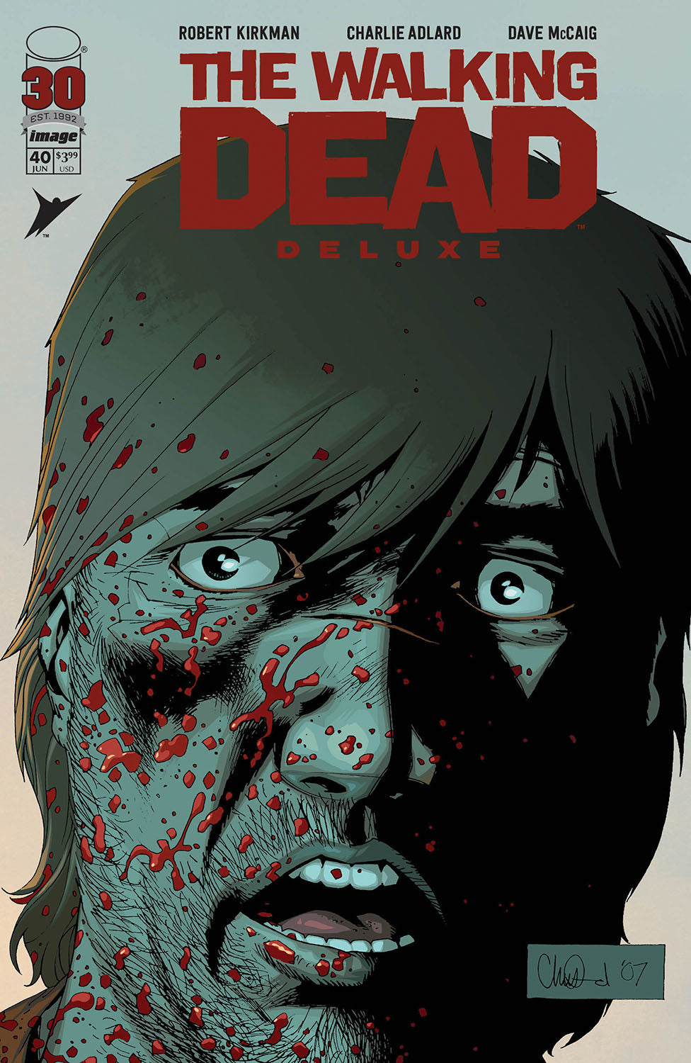 Walking Dead Dlx #40 B Charlie Adlard Variant (Mr) (06/01/2022) Image