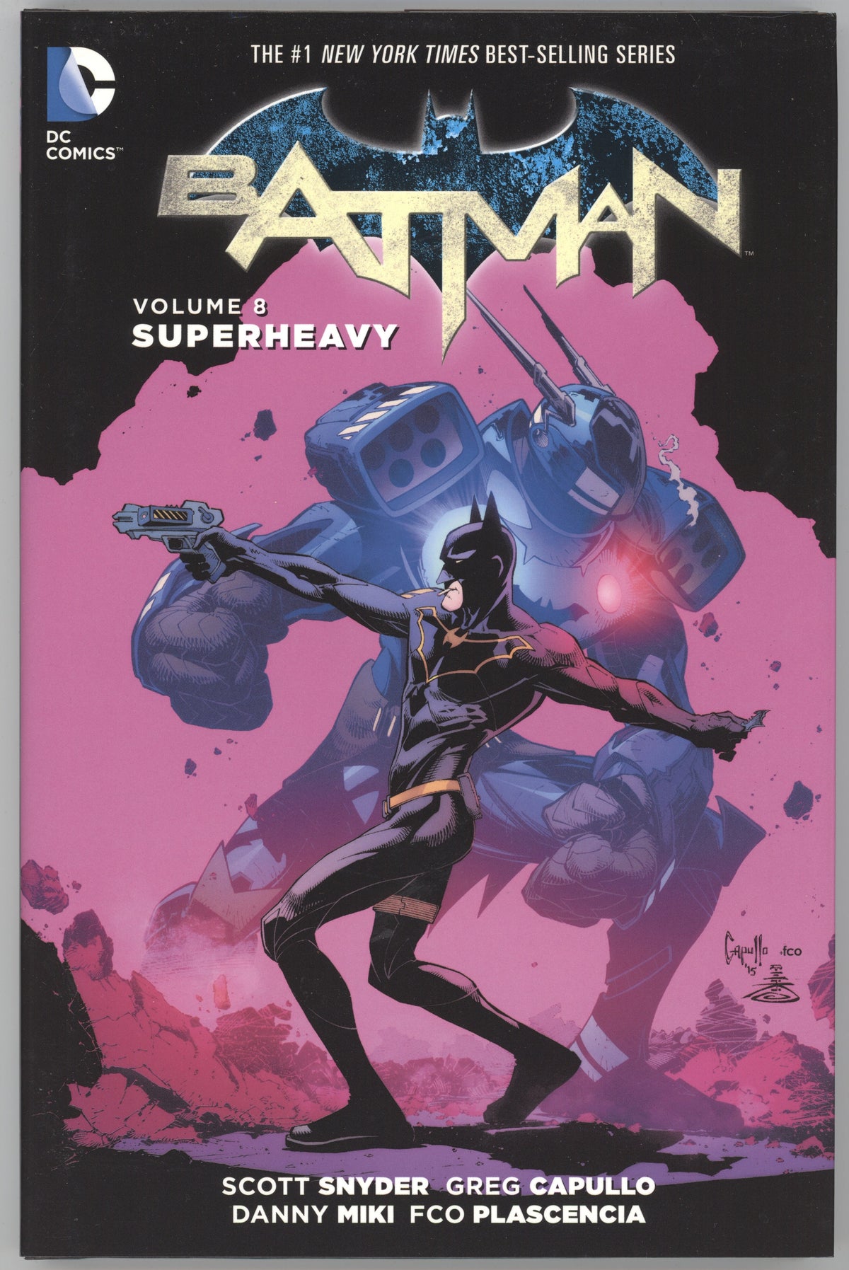 Batman New 52 Superheavy 8 HC DC 2016 NM 35 36 37 38 39 40