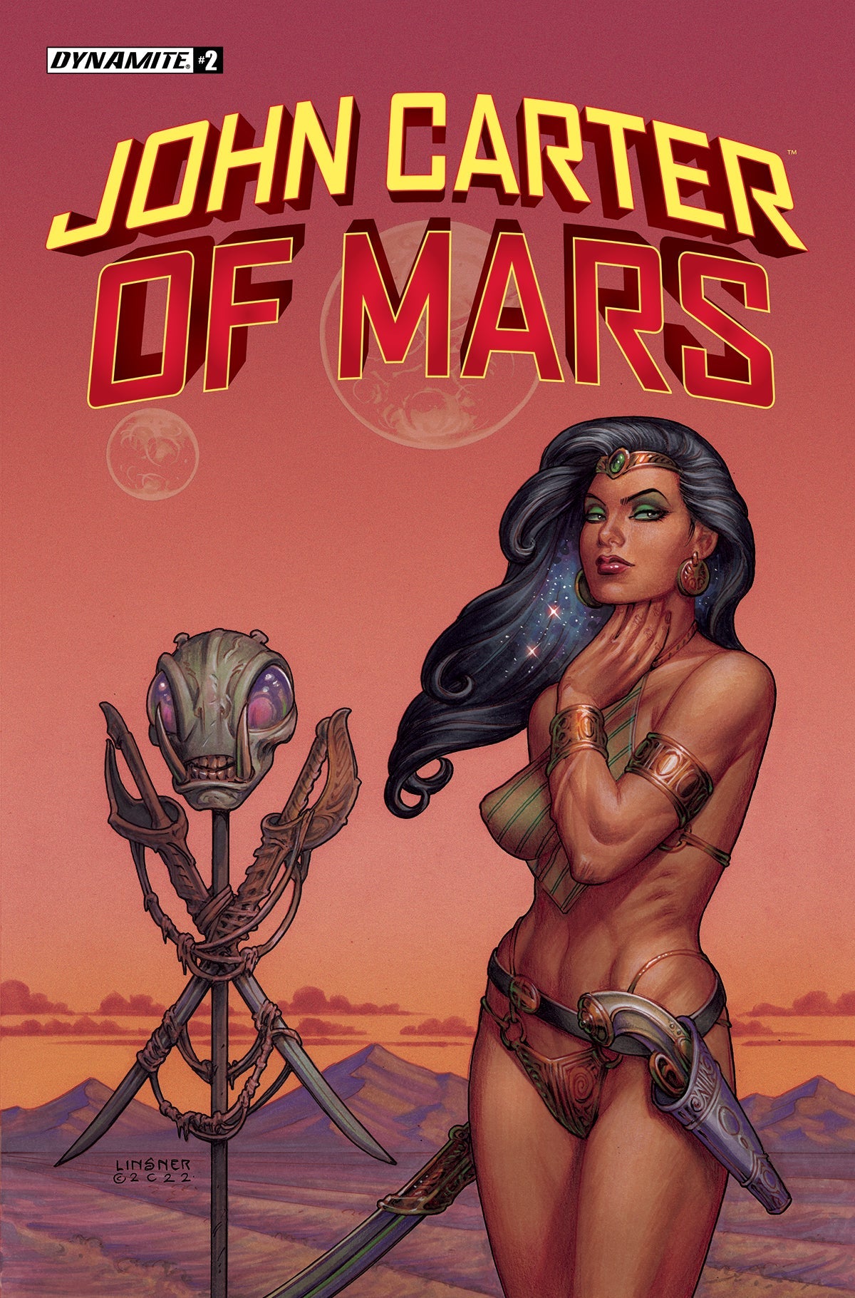 John Carter Of Mars #4 B Joseph Michael Linsner Variant (07/27/2022) Dynamite