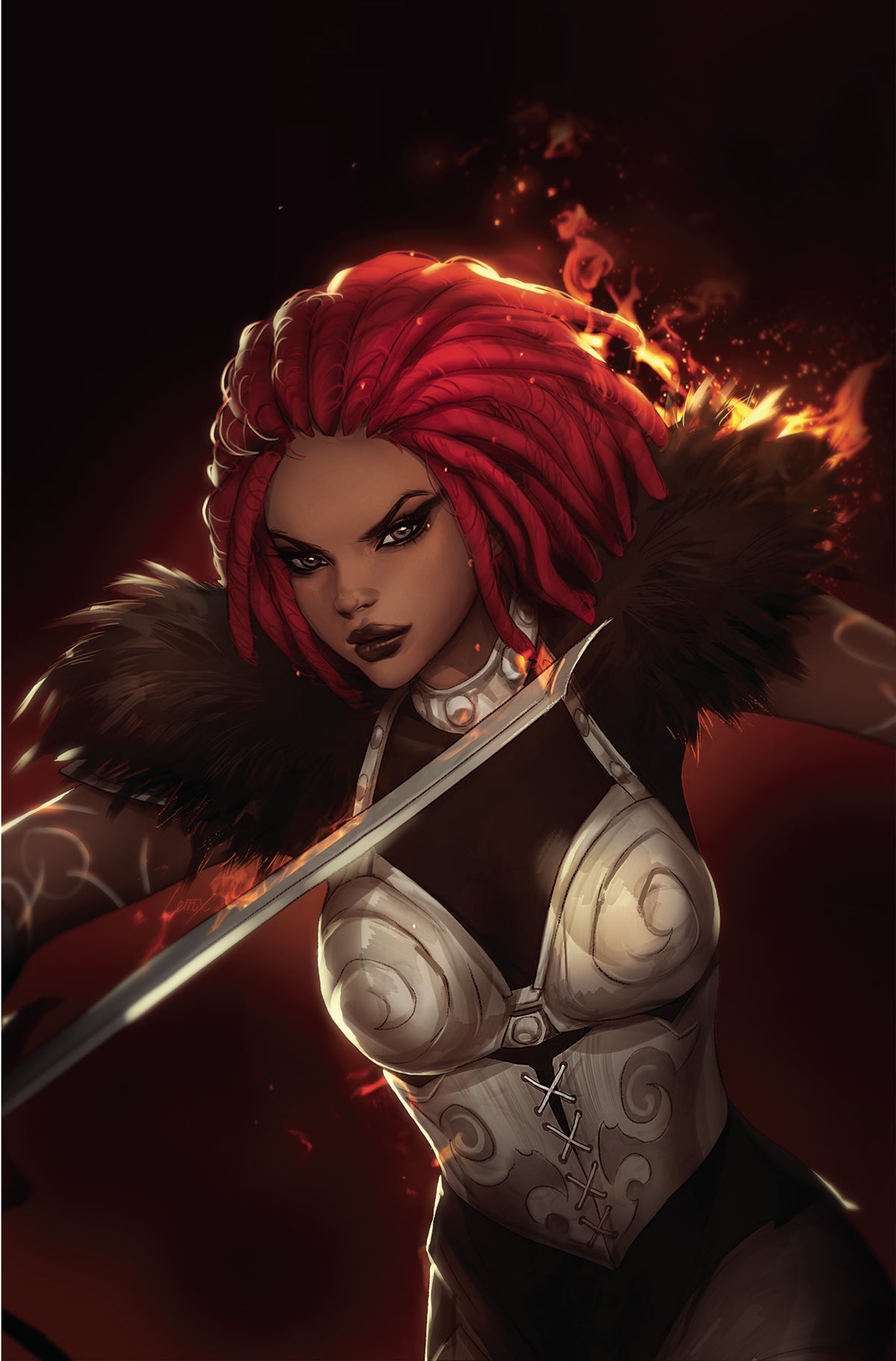Red Sonja Red Sitha #3 I 1:25 Leirix Li Virgin Variant (07/06/2022) Dynamite