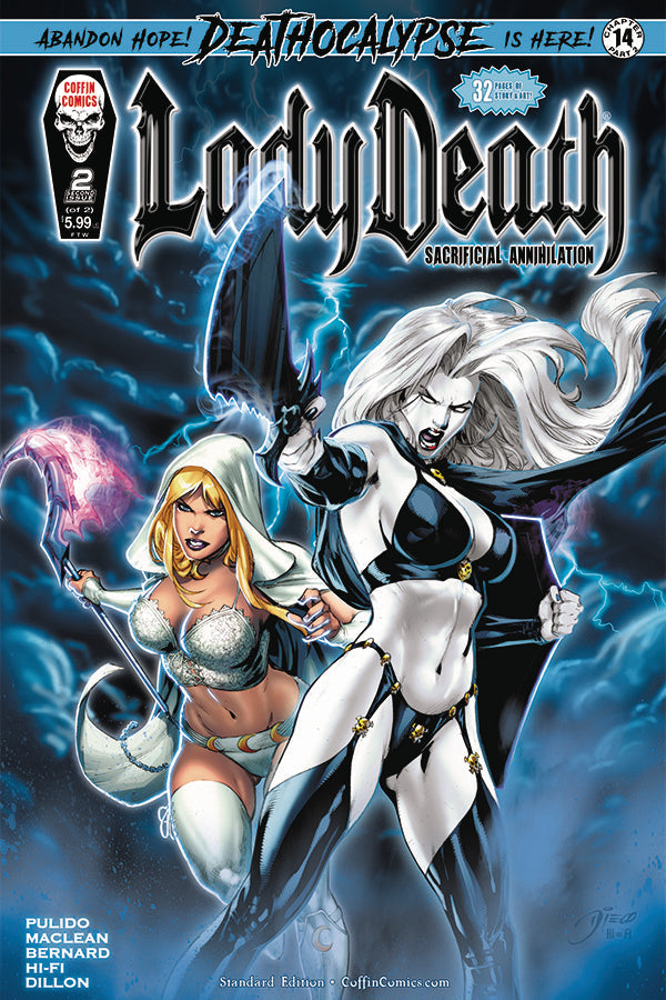Lady Death Sacrificial Annihilation #2 (Of 2) A Diego Bernard (07/06/2022) Coffin
