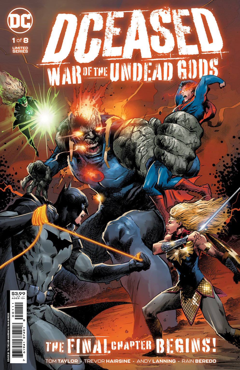Dceased War Of The Undead Gods #1 (Of 8) A Trevor Hairsine Tom Taylor (08/09/2022) Dc