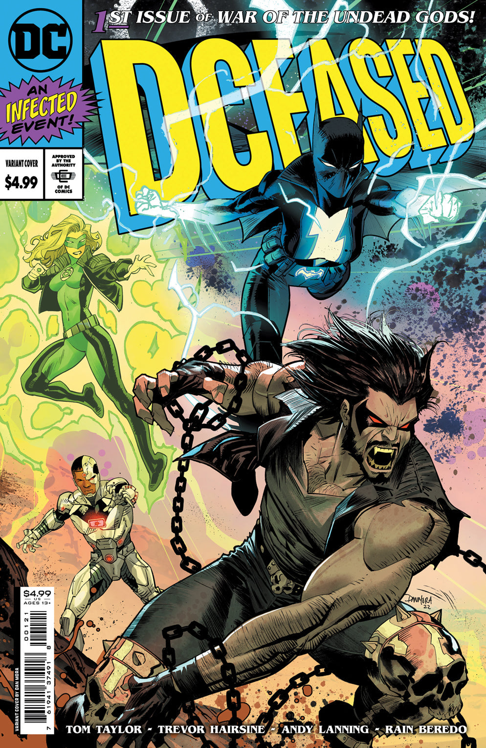 Dceased War Of The Undead Gods #1 (Of 8) C Dan Mora Homage X-Men 1 Variant (08/09/2022) Dc