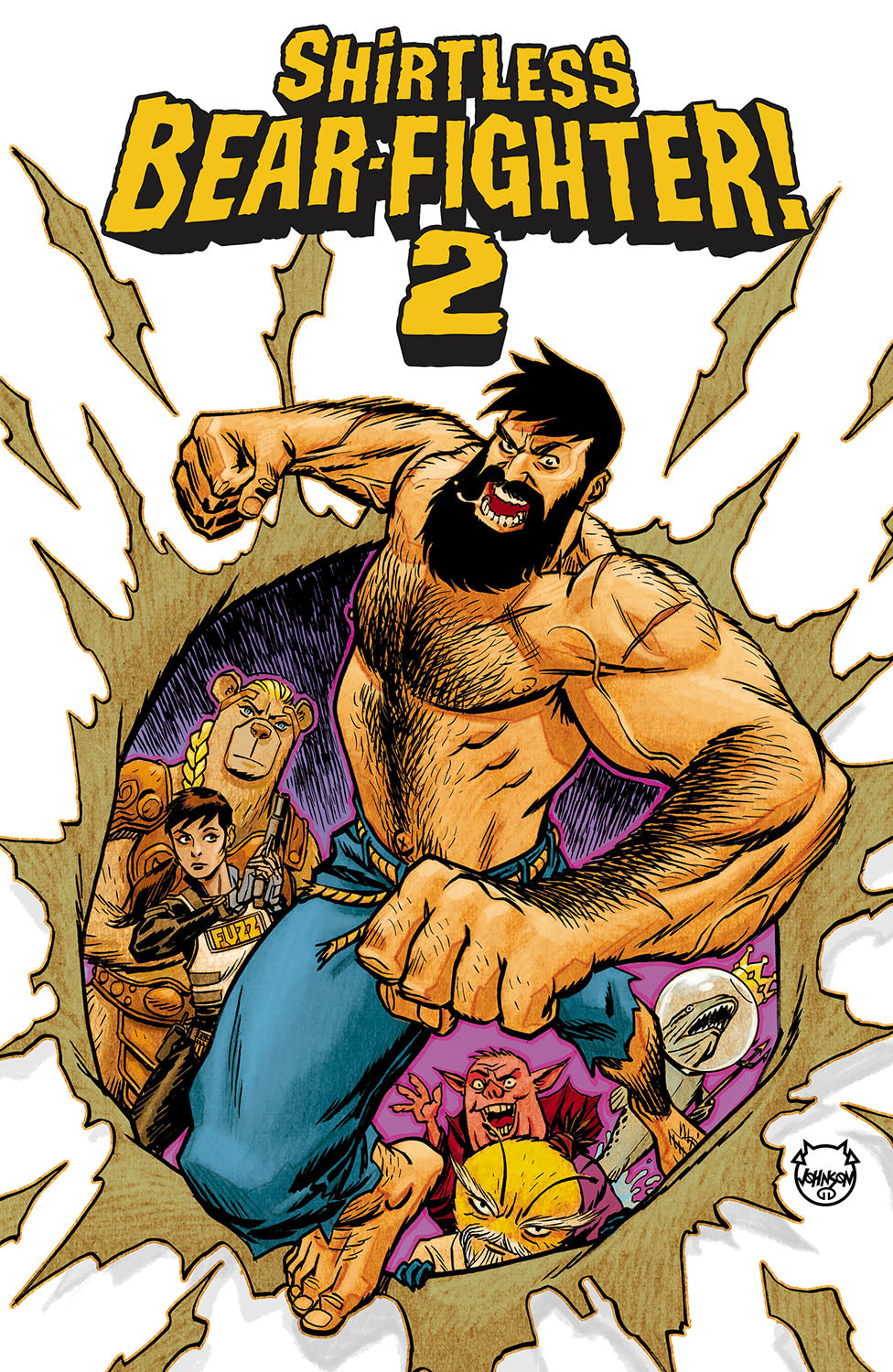 Shirtless Bear-Fighter 2 #1 (Of 7) A Dave Johnson (08/17/2022) Image