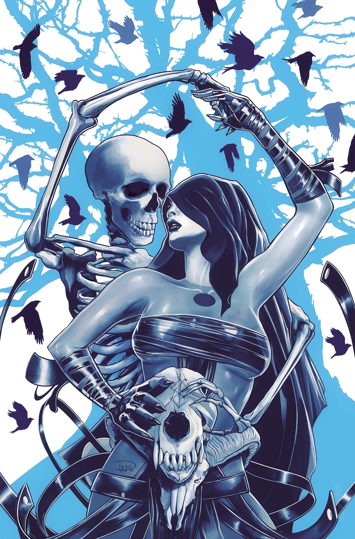 Lady Hel #1 J 1:30 Daniel Maine B&W Virgin Variant (08/17/2022) Dynamite
