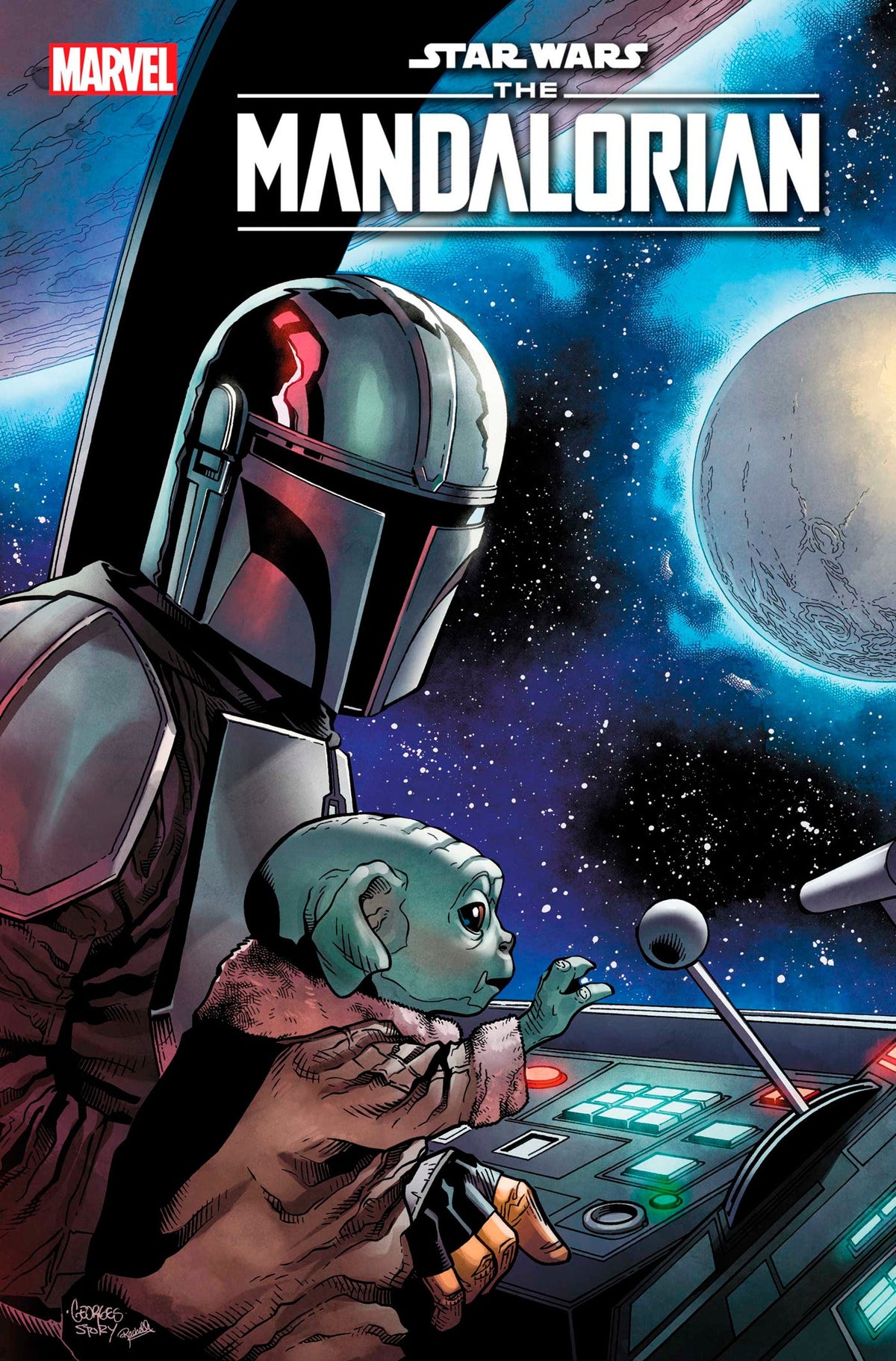 Star Wars The Mandalorian #3 B Georges Jeanty Variant (09/21/2022) Marvel