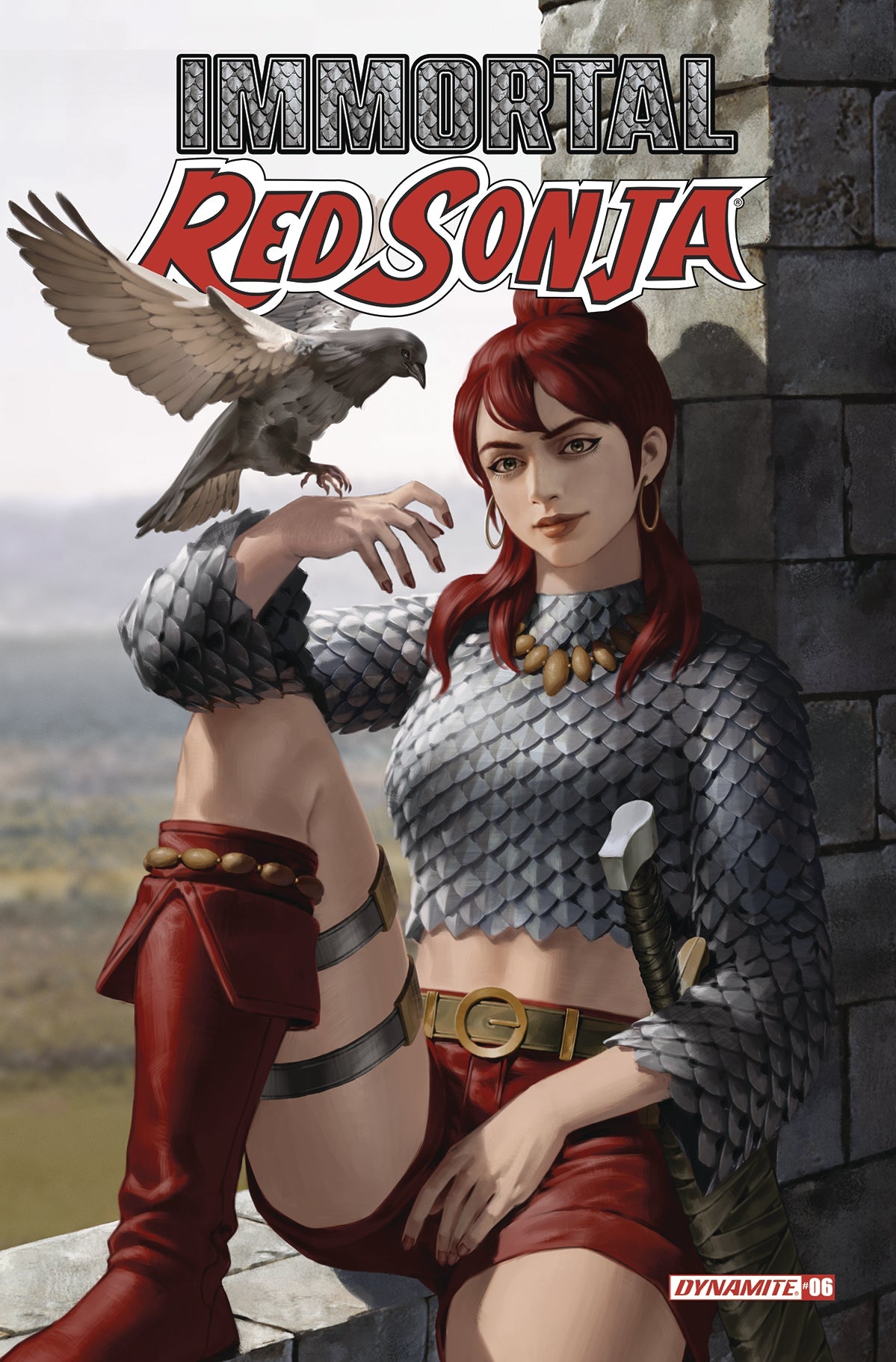 Immortal Red Sonja #6 B Jung Geun Yoon Variant (09/14/2022) Dynamite