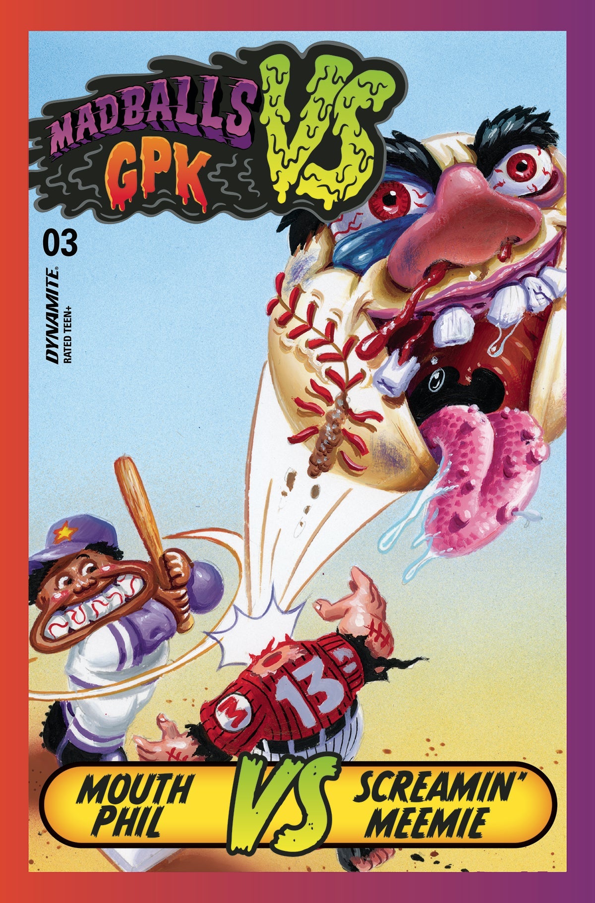 Madballs Vs Garbage Pail Kids #3 C Joe Simko Trading Card Variant (09/14/2022) Dynamite