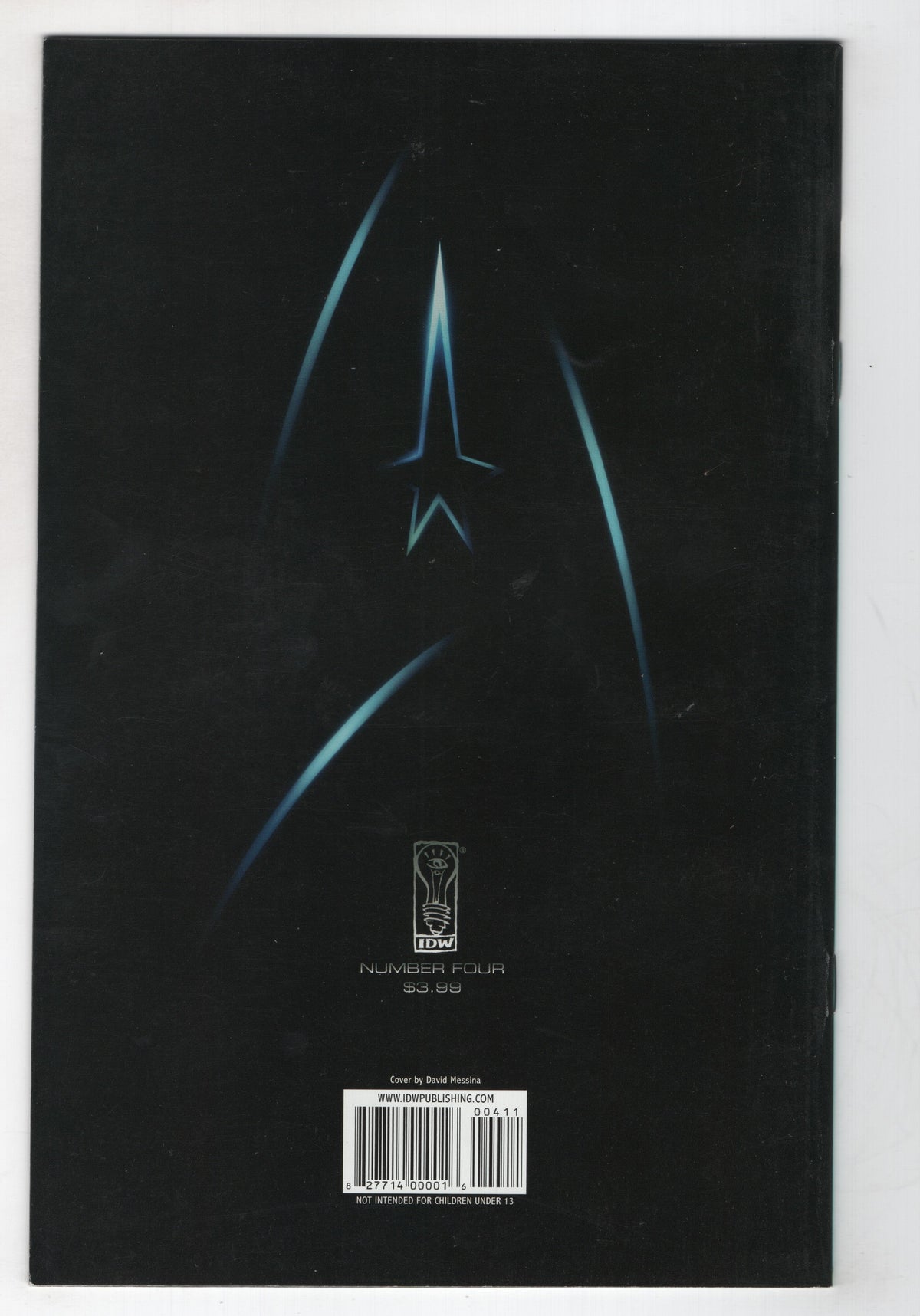 Star Trek Countdown 4 A IDW 2009 VF JJ Abrams David Messina