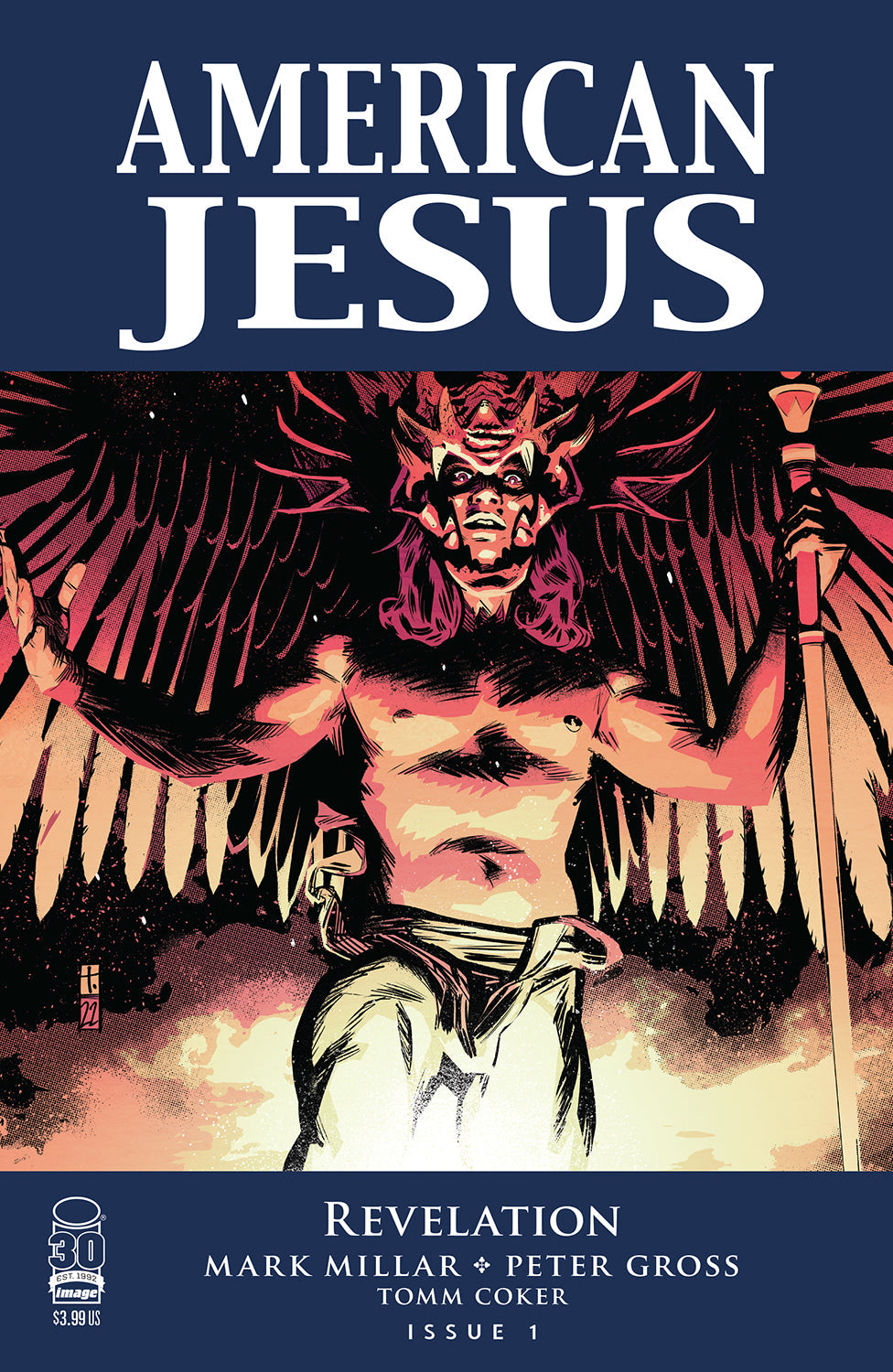 American Jesus Revelation #1 (Of 3) B Tomm Coker Variant (Mr) (10/26/2022) Image