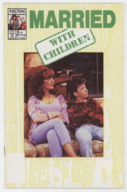 Married With Children 5 Now 1990 NM Peggy Bud Bundy Photo Cover