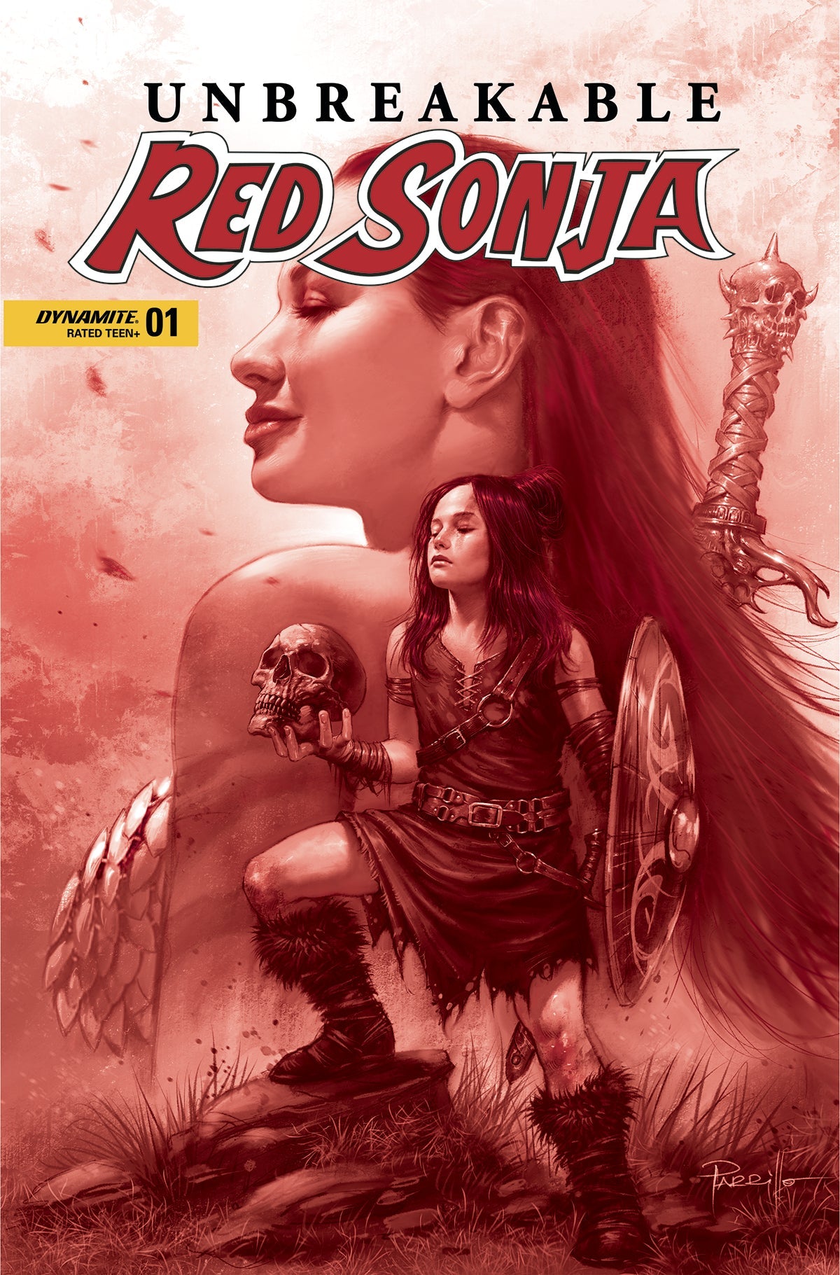 Unbreakable Red Sonja #1 H 1:10 Lucio Parrillo Tint Variant (10/05/2022) Dynamite