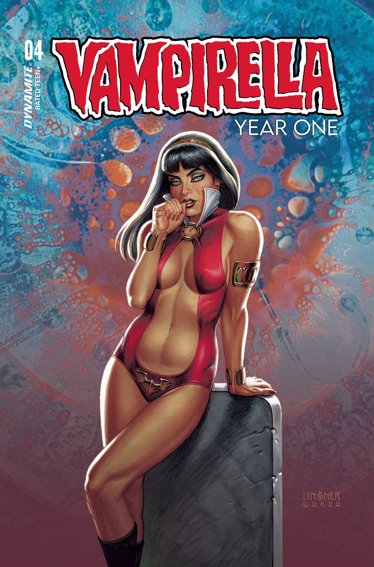 Vampirella Year One #4 G 1:15 Joseph Michael  Linsner Original Variant (11/30/2022) Dynamite