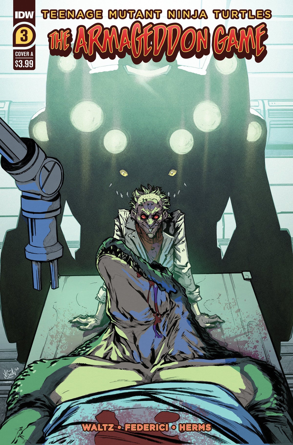 Teenage Mutant Ninja Turtles The Armageddon Game #3 A Vincenso Federici (12/07/2022) Idw