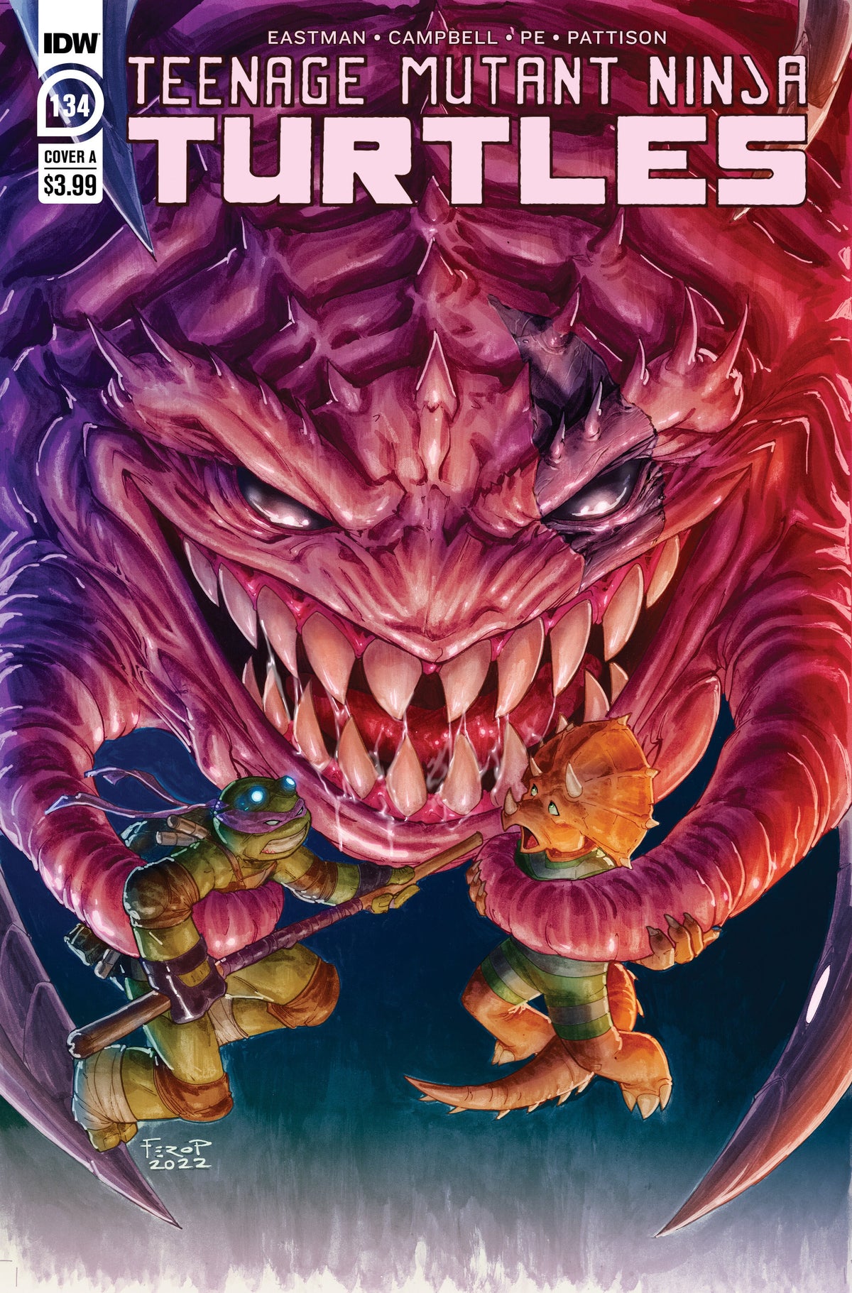 Teenage Mutant Ninja Turtles #134 A Fero Pe (11/09/2022) Idw