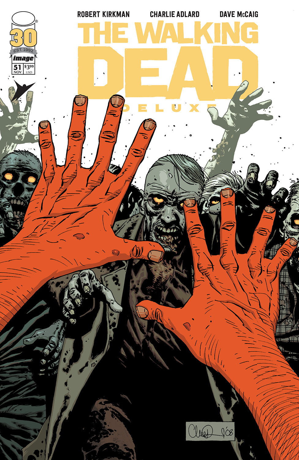 Walking Dead Dlx #51 B Charlie Adlard Variant (Mr) (11/16/2022) Image