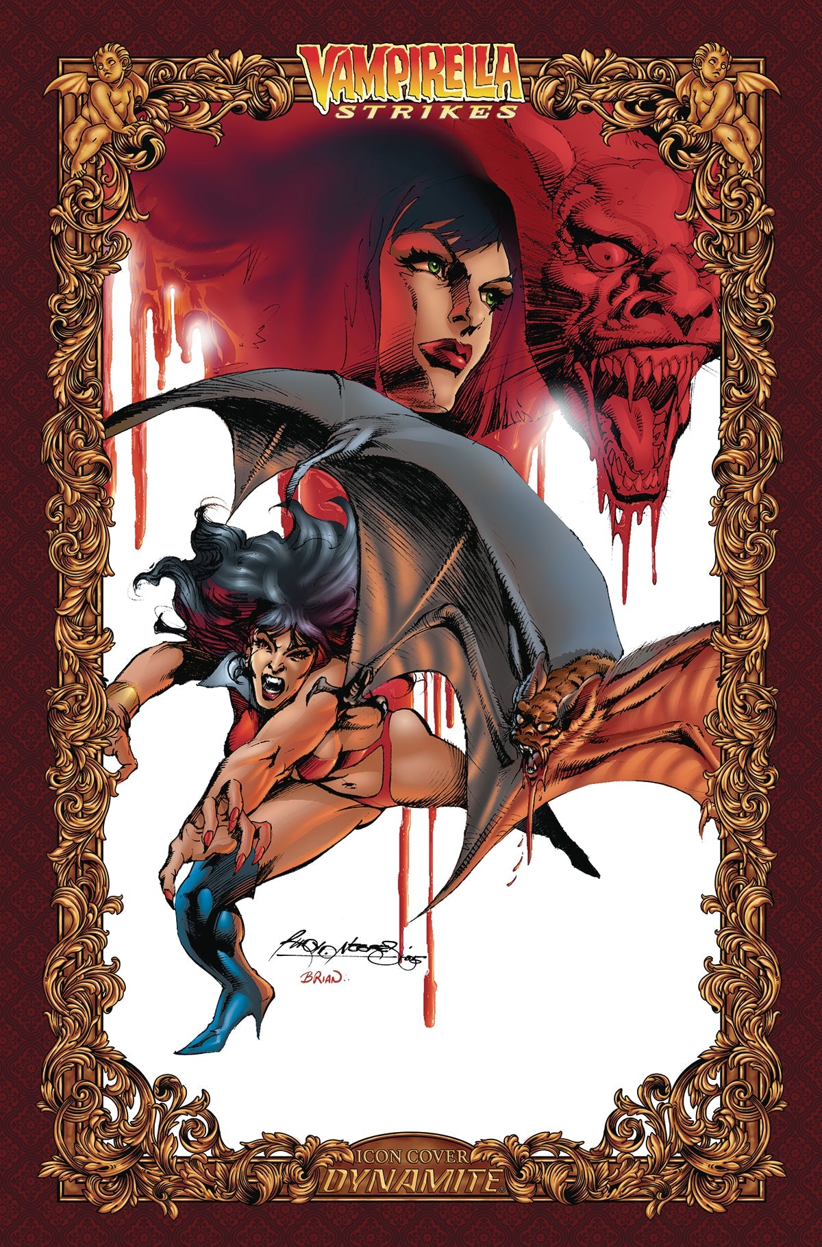 Vampirella Strikes #7 F 1:10 Rudy Nebres Modern Icon Variant (11/23/2022) Dynamite