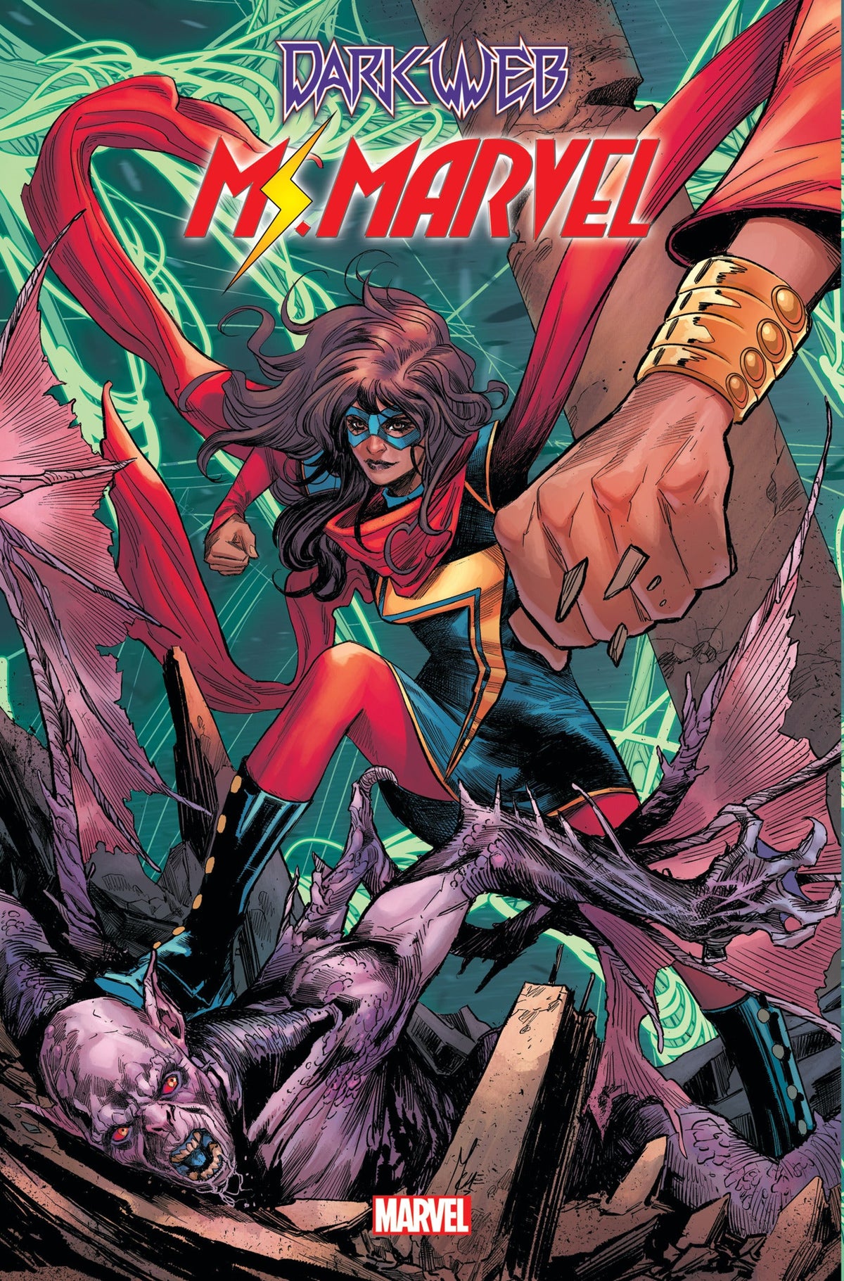 Dark Web Ms. Marvel #1 A Marco Checchetto Sabir Pirzada [Dwb] (12/21/2022) Marvel