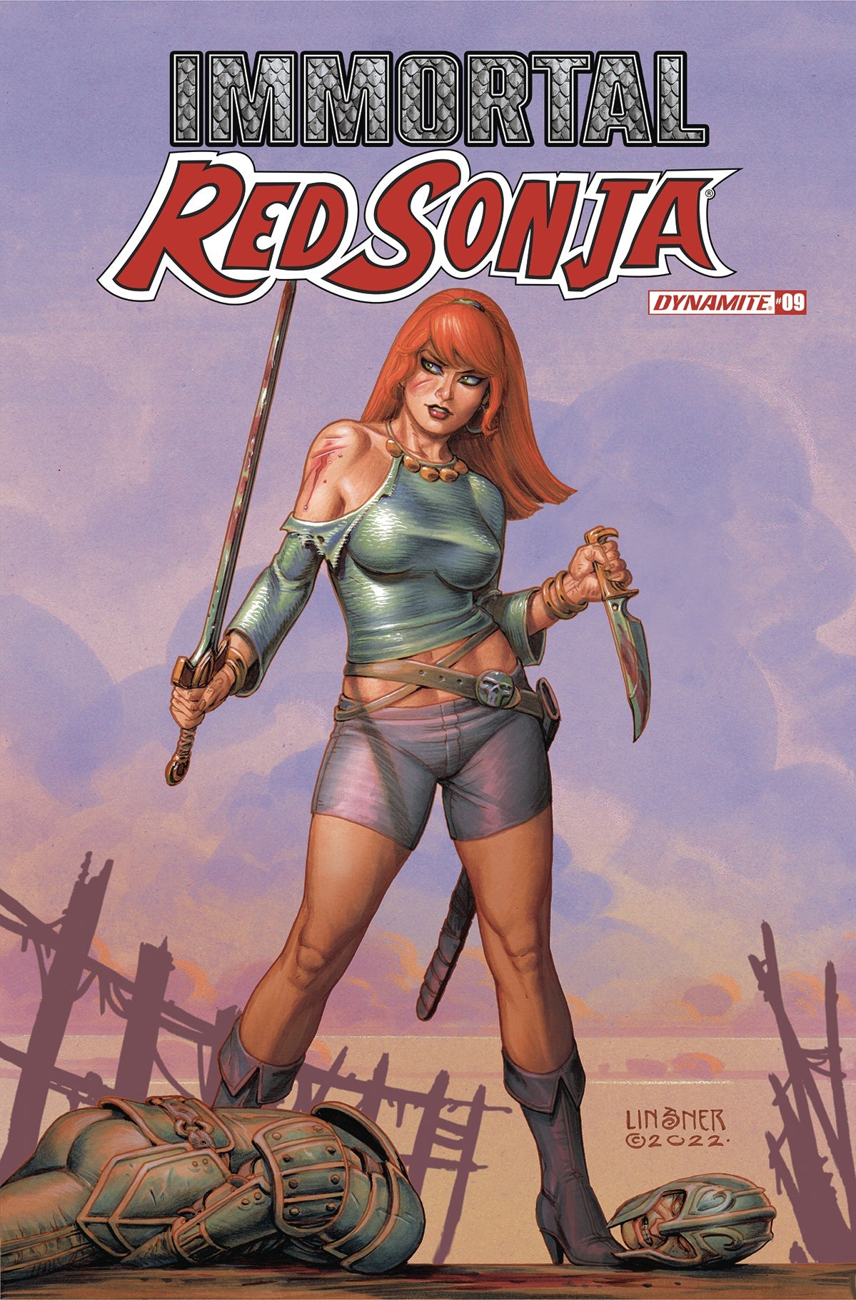 Immortal Red Sonja #9 C Joseph Michael Linsner (12/28/2022) Dynamite