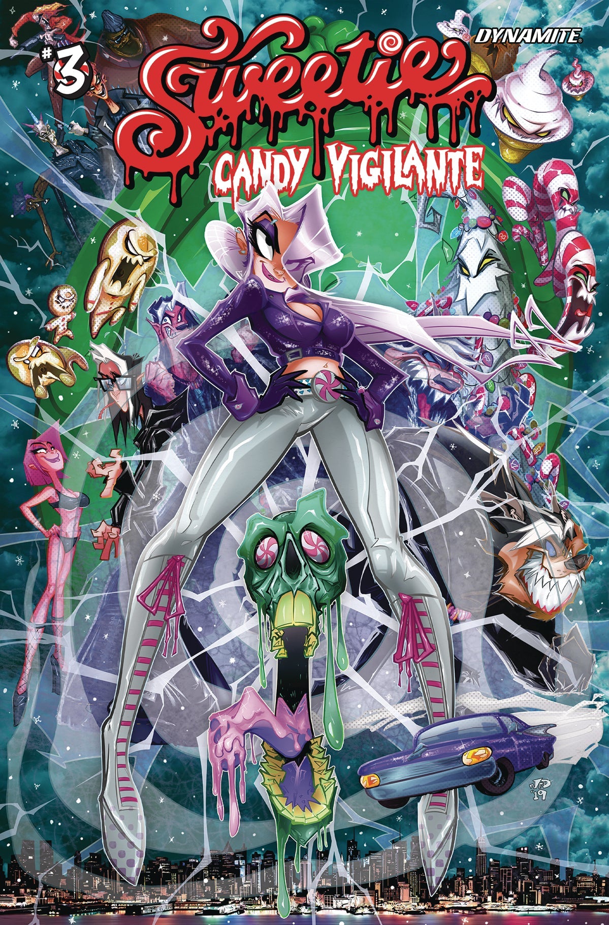 Sweetie Candy Vigilante #3 D 1:10 Ned Ivory Original (12/14/2022) Dynamite