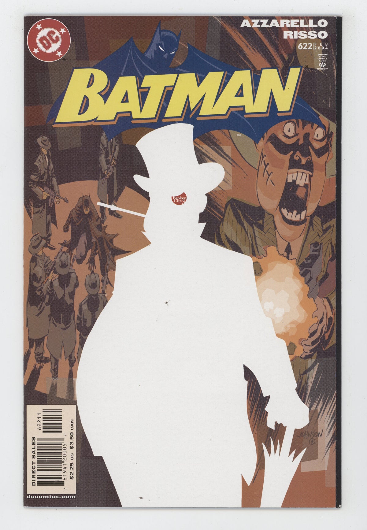 Batman 622 DC 2004 Dave Johnson Brian Azzarello Penguin