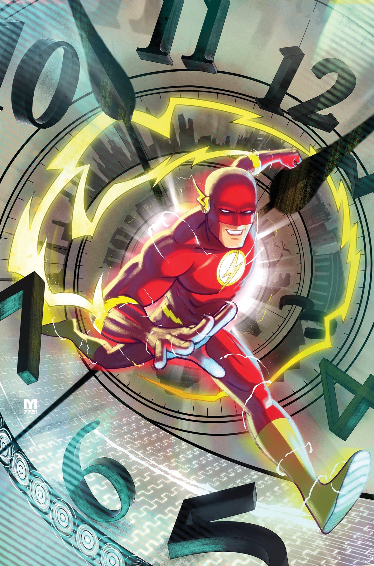 Flash #793 B Marco Dalfonso Card Stock Variant (One-Minute War) (02/21/2023) Dc