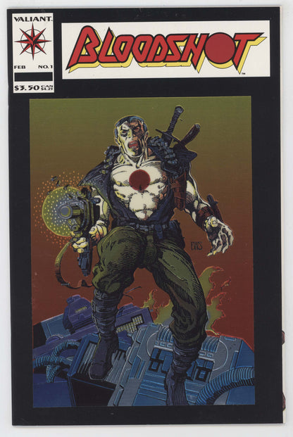 Bloodshot 1 Valiant 1993 NM Geomancer Barry Windsor Smith
