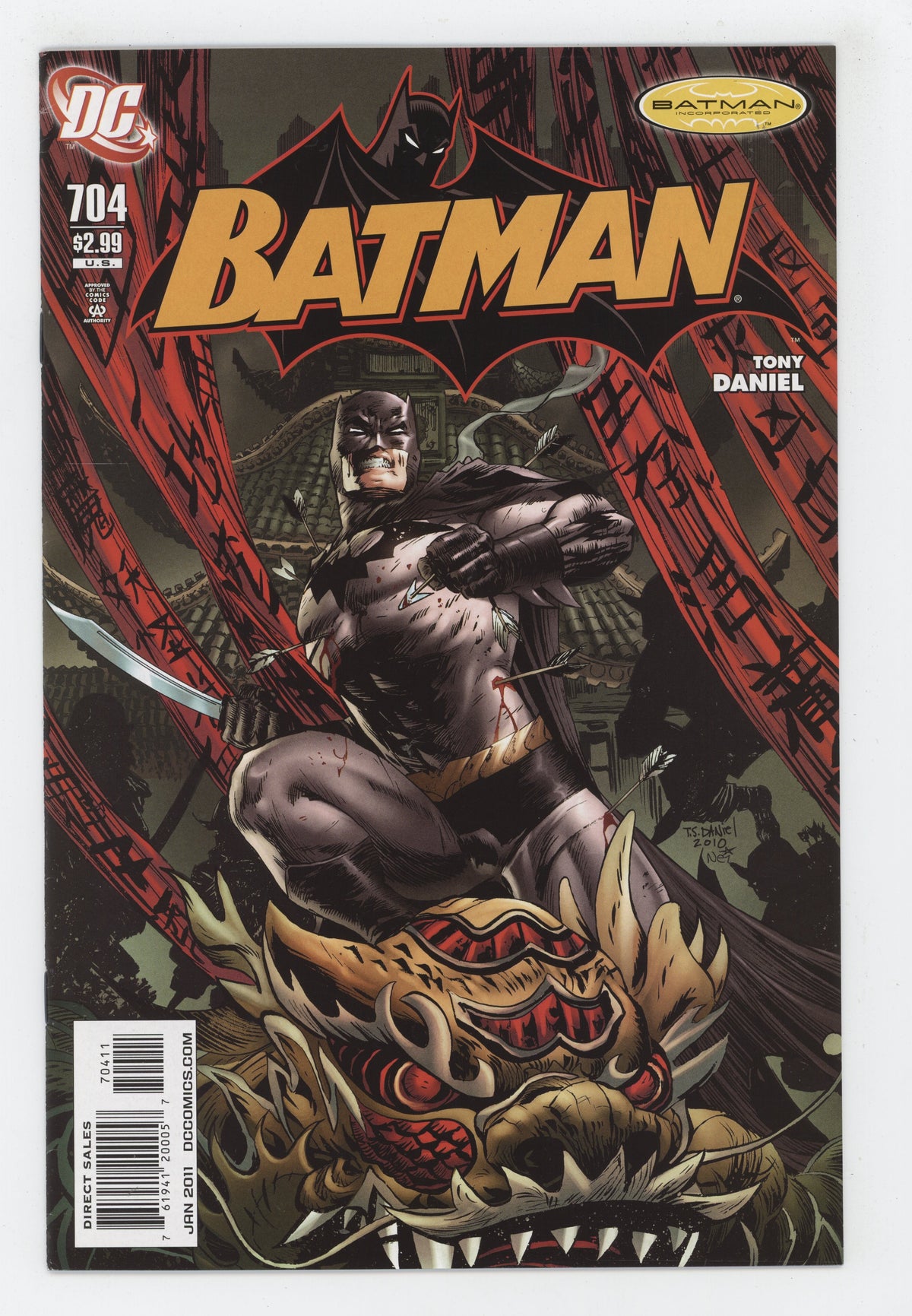 Batman 704 DC 2011 Tony Daniel