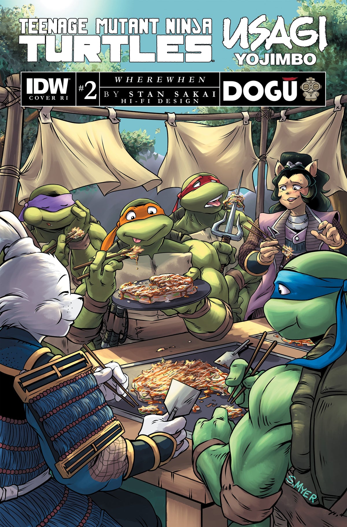 Teenage Mutant Ninja Turtles Usagi Yojimbo Wherewhen #2 C 1:10 Sarah Myer Variant (05/03/2023) IDW