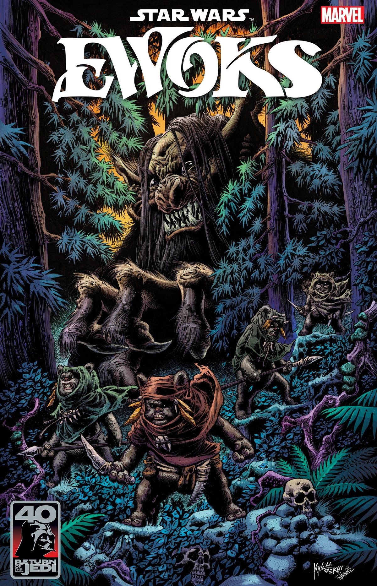 Star Wars Return Of The Jedi Ewoks #1 E 1:25 Kyle Hotz Variant (04/12/2023) Marvel