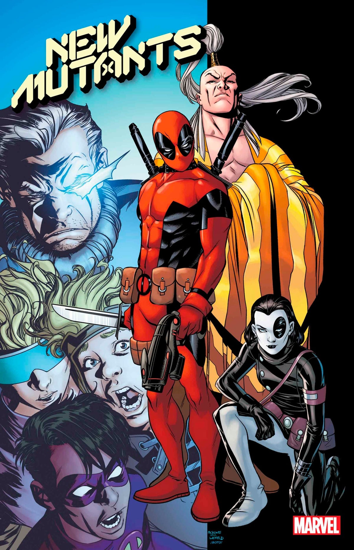 New Mutants Lethal Legion #2 B Mike Mckone 98 Homage Deadpool Variant (04/19/2023) Marvel