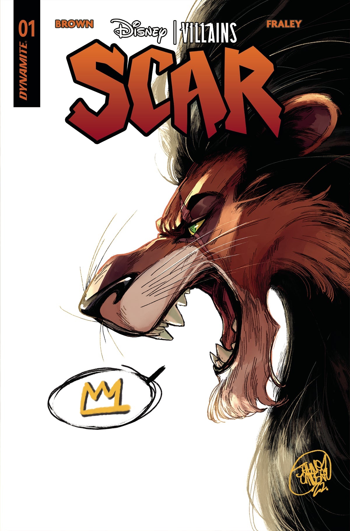 Disney Villains Scar #1 A Jahnoy Lindsay Lion King (04/05/2023) Dynamite