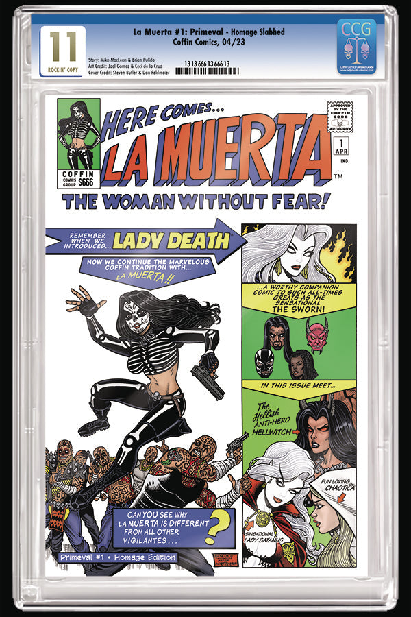 La Muerta Primeval Oneshot D Steven Butler Daredevil 1 Homage Ed (04/26/2023) Coffin