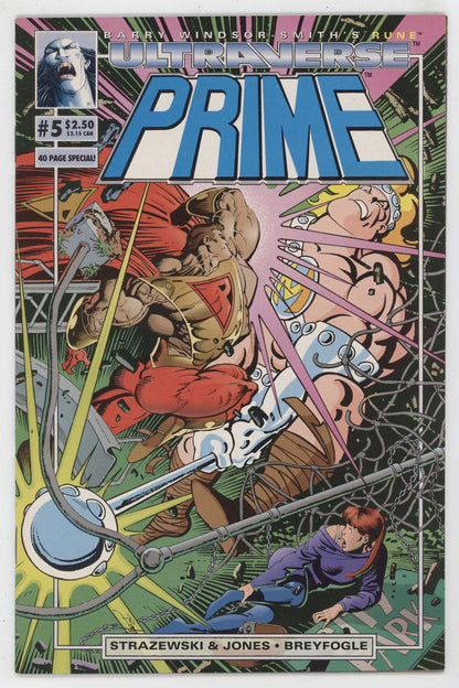 Prime 4 Malibu 1993 NM Ultraverse Rune Norm Breyfogle Barry Windsor Smith