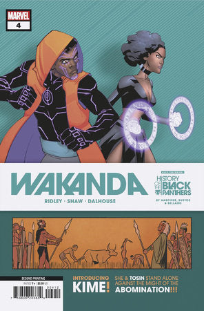 Wakanda #4 A (Of 5) 2nd Print Variant (03/08/2023) Marvel