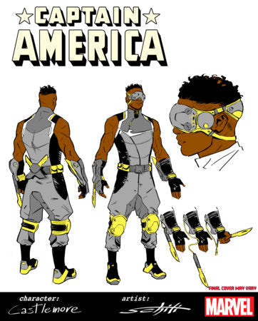 Captain America #7 F 1:10 Valerio Schiti Design Variant (02/18/2026) Marvel