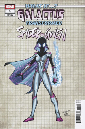 What If...? Galactus Galactus Transformed Spider-Gwen? #1 E 1:10 Ron Lim Design Variant (01/29/2025) Marvel