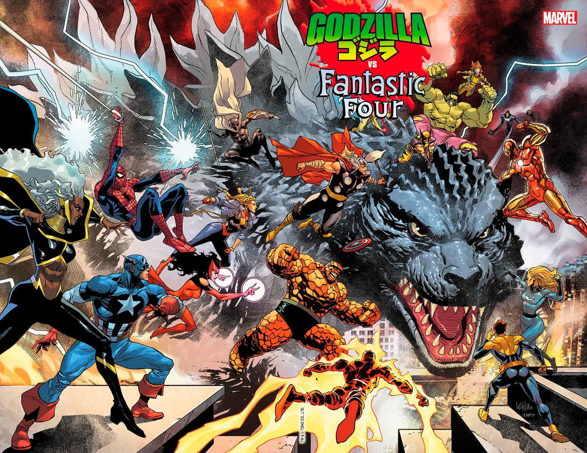 Godzilla Vs. Fantastic Four #1 C Leinil Yu Wraparound Variant (03/26/2025) Marvel