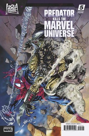 Predator Kills The Marvel Universe #5 C 1:25 Sergio Davila Variant (12/31/2025) Marvel