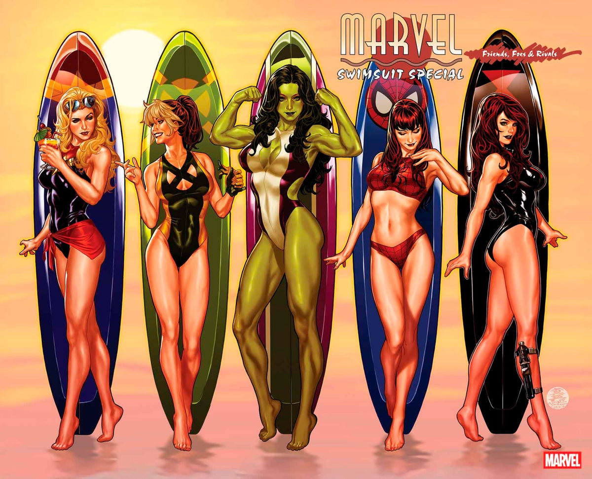 Marvel Swimsuit Special Friends, Foes & Rivals #1 A1 Cover Set Of 9 1:50 1:100 (07/09/2025) Marvel
