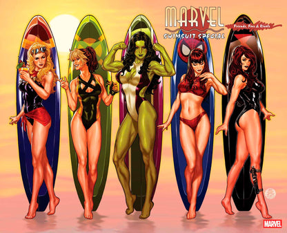 Marvel Swimsuit Special Friends, Foes & Rivals #1 A1 Cover Set Of 9 1:50 1:100 (07/09/2025) Marvel