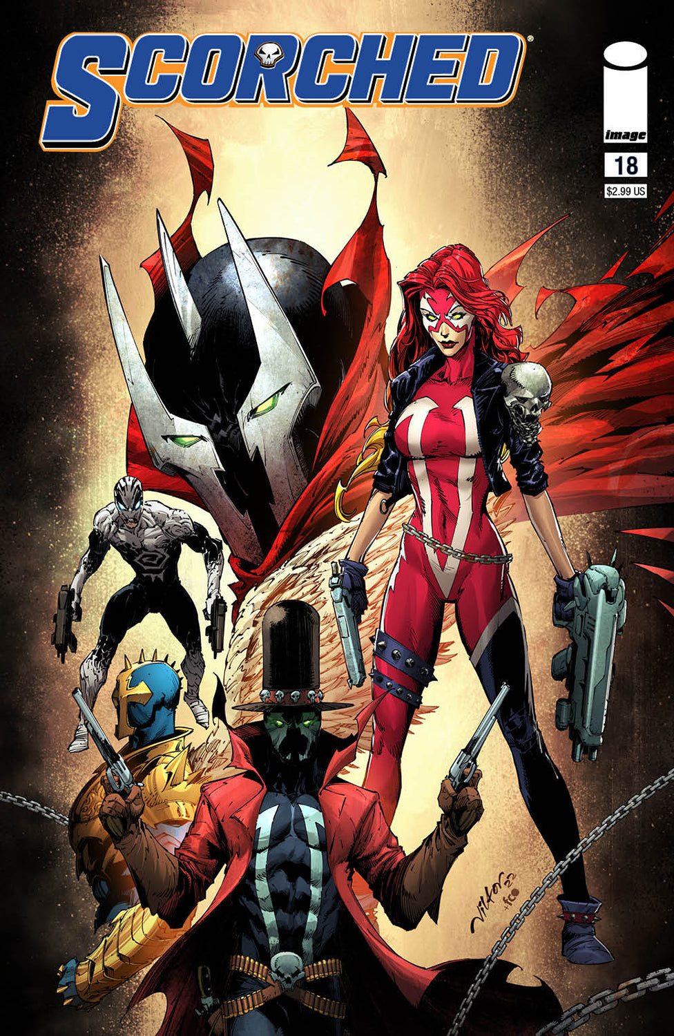 Spawn Scorched #18 A Viktor Bogdanovic Sean Lewis (05/31/2023) Image