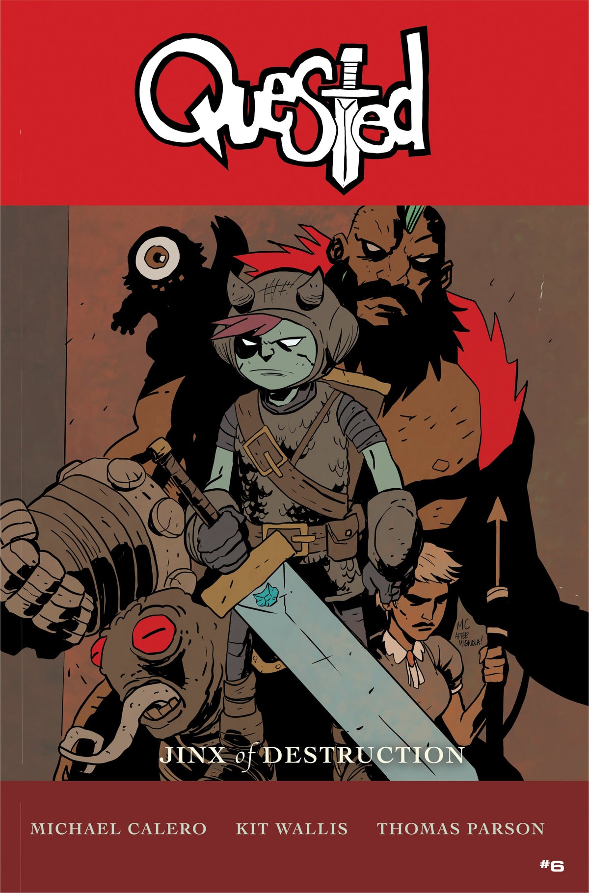 Quested #6 D Calero Hellboy Homage (05/24/2023) Whatnot