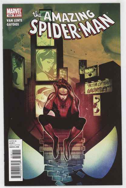 Amazing Spider-Man 626 Marvel 2010 NM Michael Del Mundo Gauntlet Scorpion