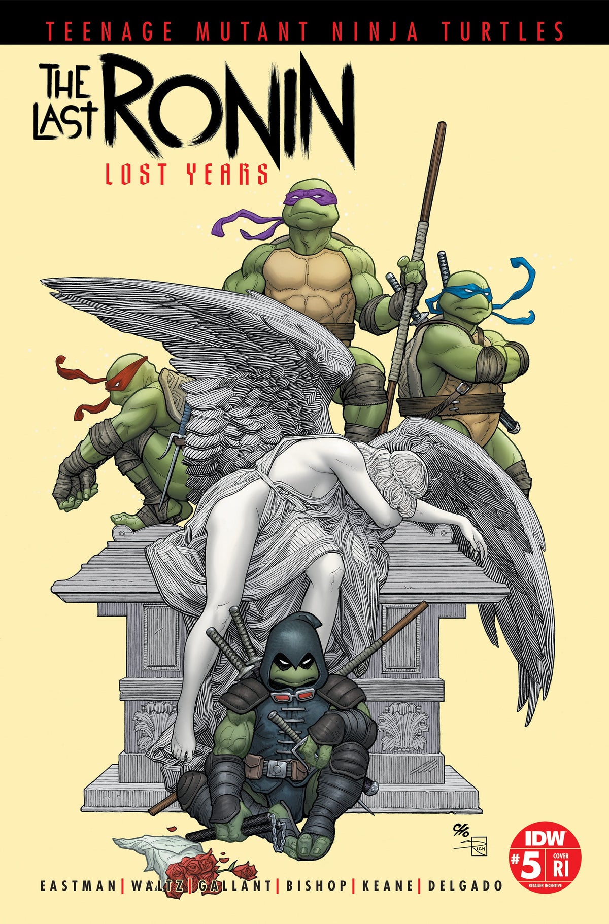 Teenage Mutant Ninja Turtles TMNT Last Ronin Lost Years #5 D 1:25 Frank Cho Variant (08/02/2023) Idw