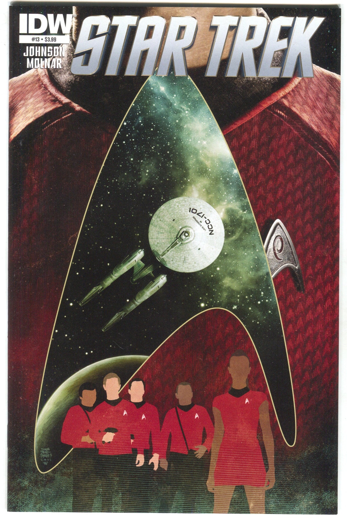 Star Trek 13 A IDW 2012 NM Tim Bradstreet