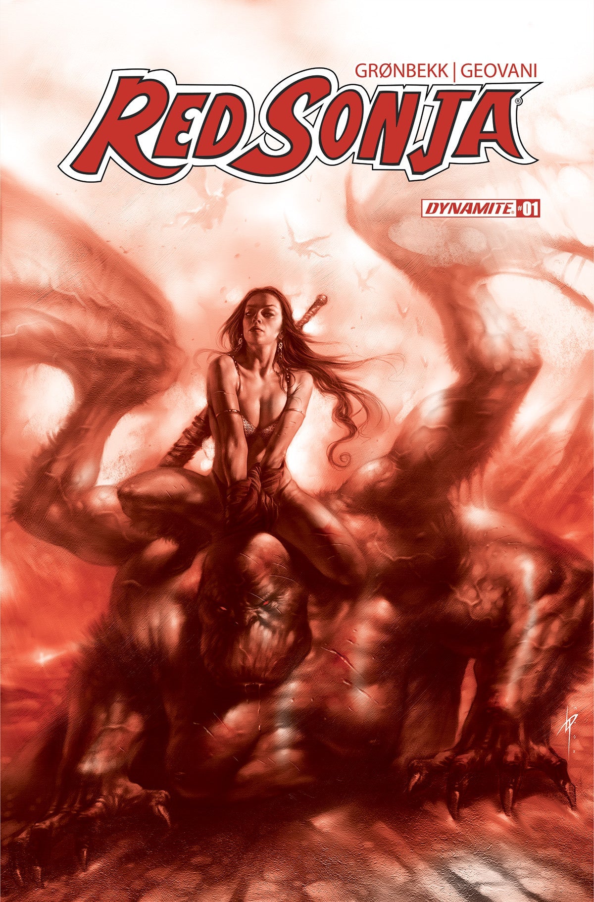 Red Sonja 2023 #1 V 1:25 Lucio Parrillo Tint Variant (07/19/2023) Dynamite